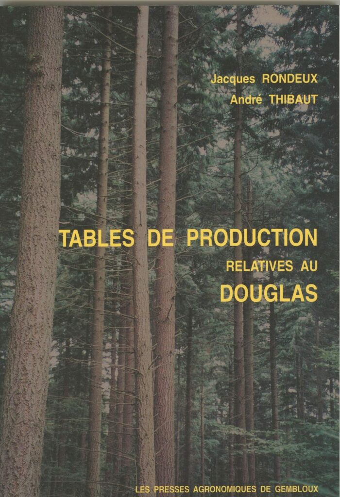 Douglas productietabellen
